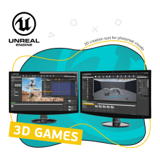 Unreal Engine 4. Игровой движок - КИБЕРшкола программирования для детей, компьютерные курсы для школьников, начинающих и подростков - KIBERone г. Хабаровск