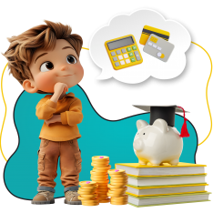 Финансовый интеллект вместе KIBERone - КИБЕРшкола программирования для детей, компьютерные курсы для школьников, начинающих и подростков - KIBERone г. Хабаровск