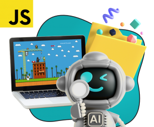 Язык программирования JavaScript + AI. Проектное обучение + геймификация + AI-помощники - КИБЕРшкола программирования для детей, компьютерные курсы для школьников, начинающих и подростков - KIBERone г. Хабаровск