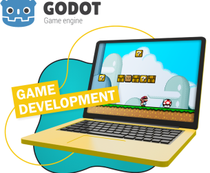 Godot.  Основа создания легендарных игр - КИБЕРшкола программирования для детей, компьютерные курсы для школьников, начинающих и подростков - KIBERone г. Хабаровск