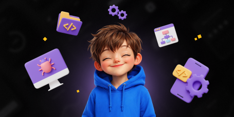 Идеальный сайт с нуля: код, дизайн и AI-помощник - КИБЕРшкола программирования для детей, компьютерные курсы для школьников, начинающих и подростков - KIBERone г. Хабаровск